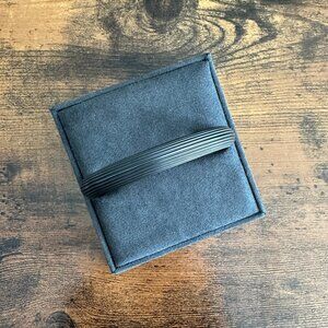 David Yurman Royal Cord Cuff Bracelet in Black Titanium - Medium - RARE